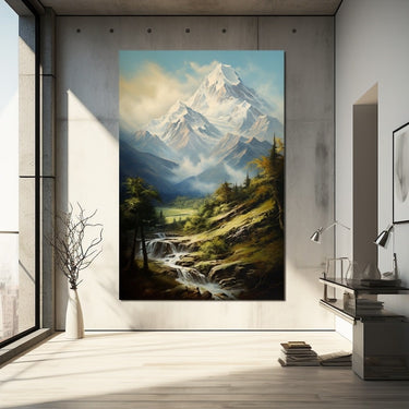 Mountain Oil Painting